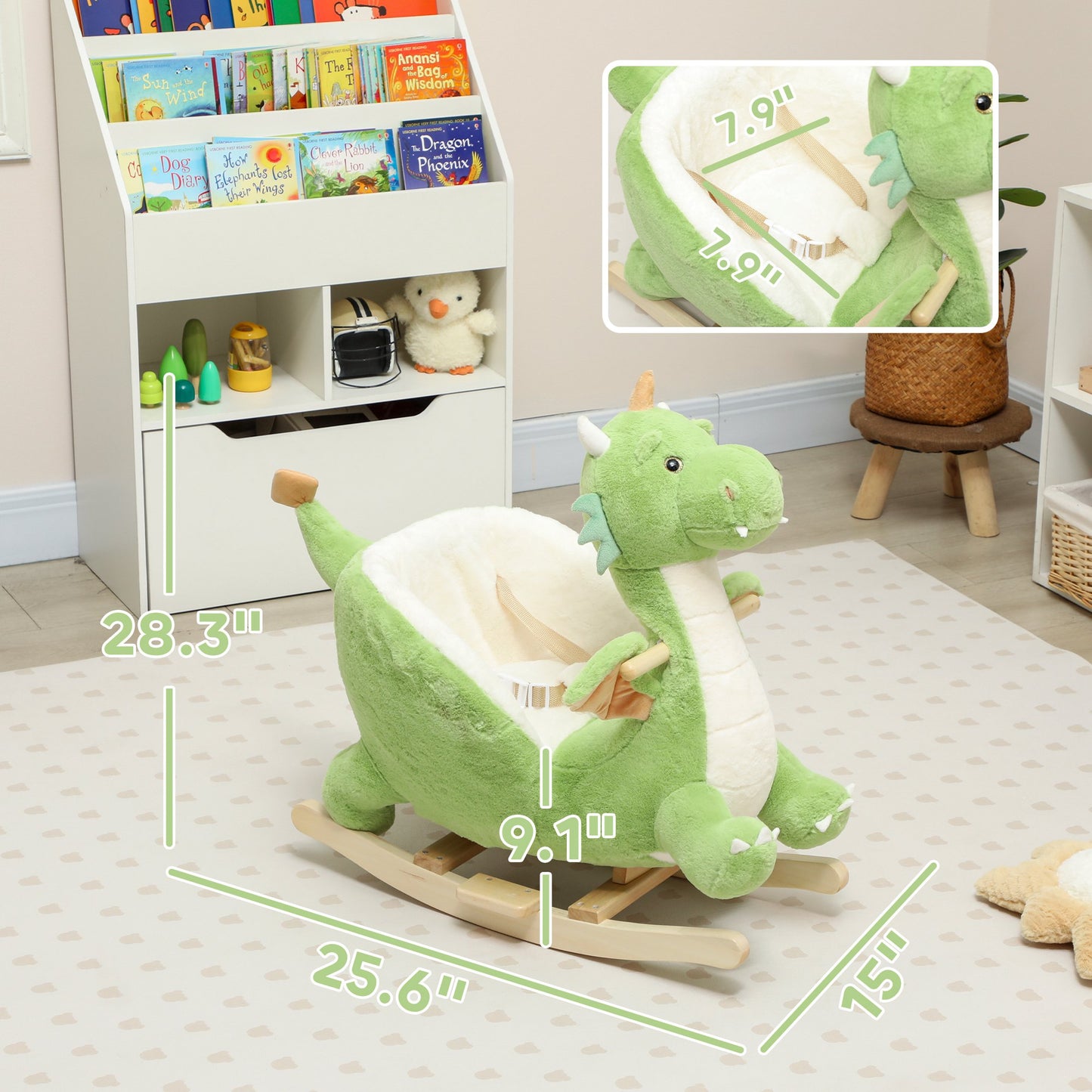 Ride On Dragon Toy with Realistic Dragon Roar