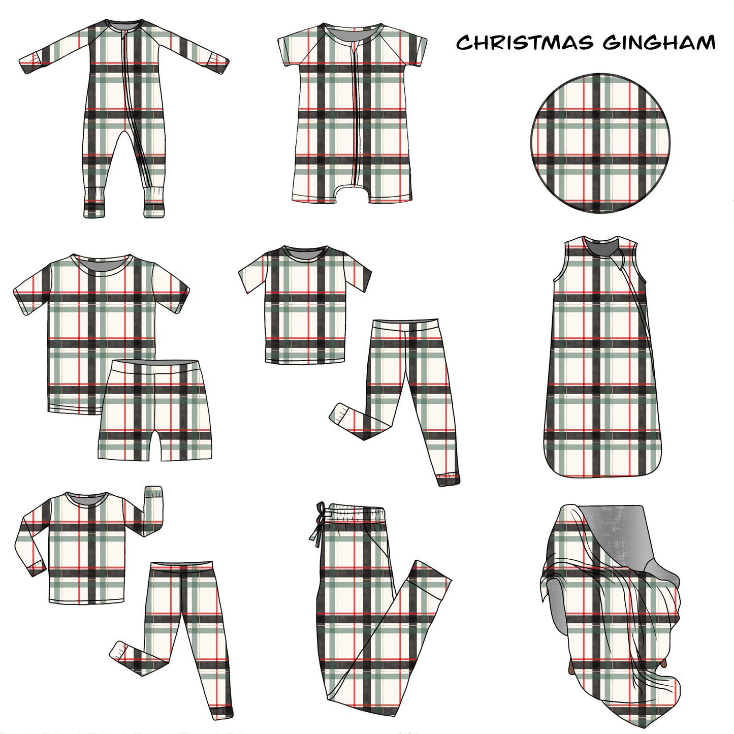 Christmas Gingham PREORDER