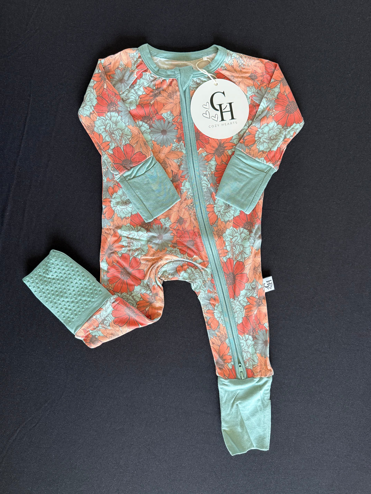 Coral Floral Zippy