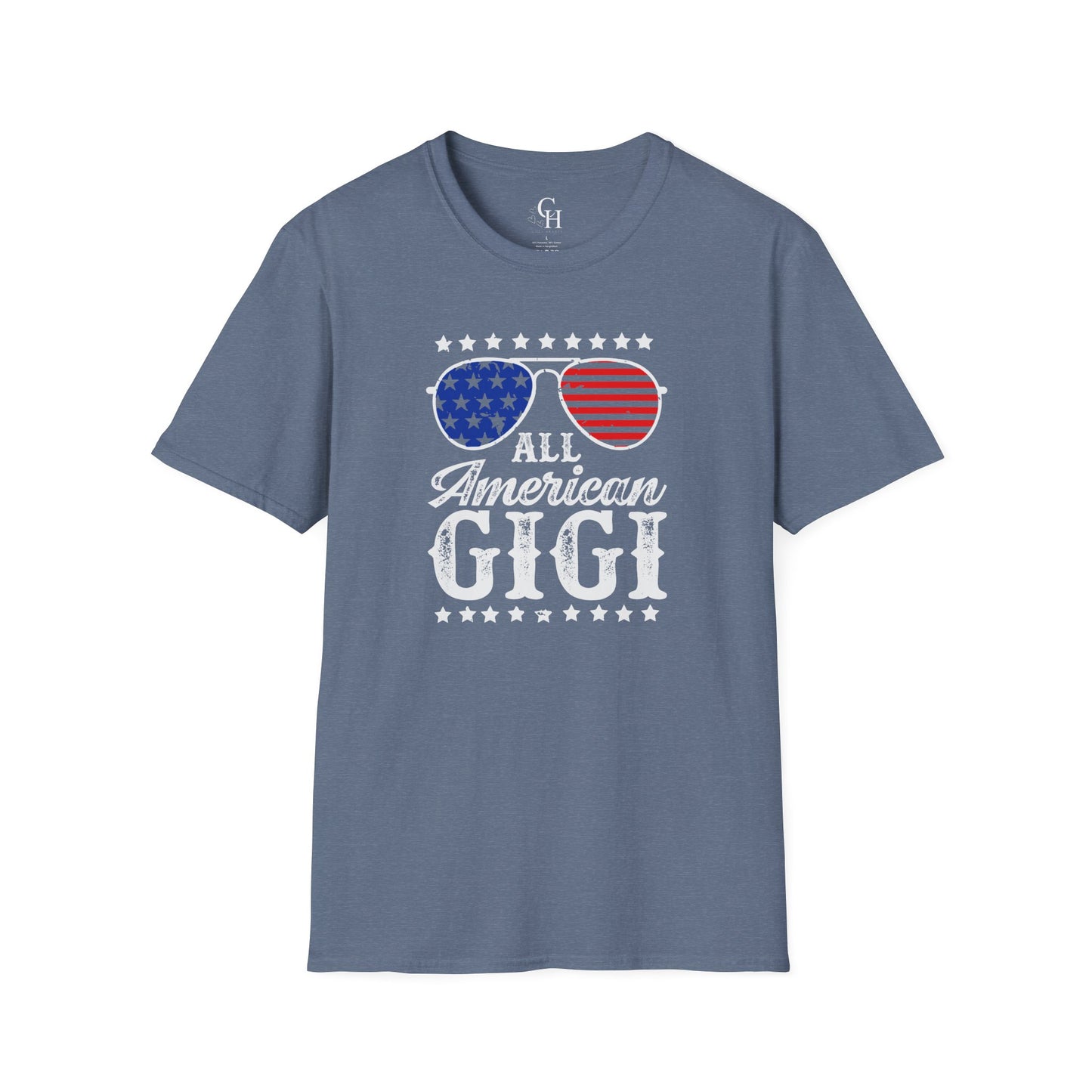 All American Gigi T-Shirt – Patriotic Grandma Tee