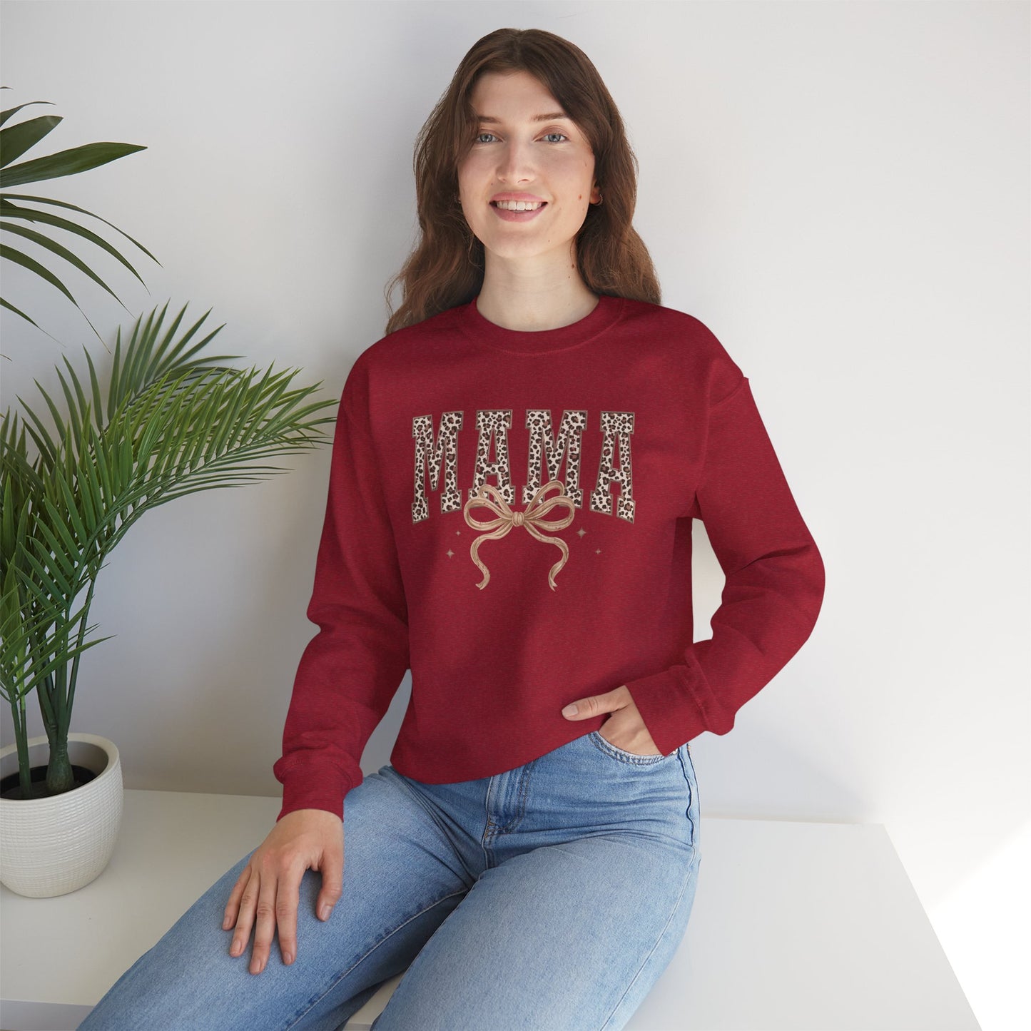 Mama Bow Crewneck Sweatshirt