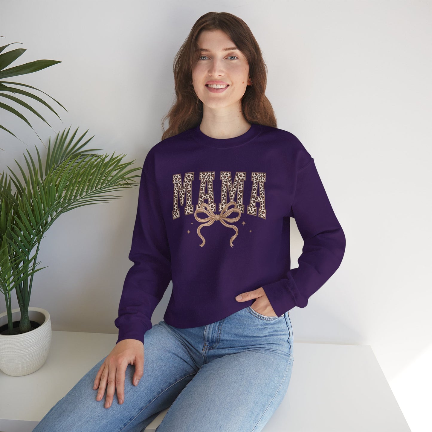Mama Bow Crewneck Sweatshirt