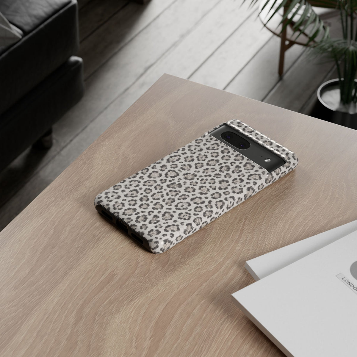 Neutral Leopard Print Phone Case | Tough Case
