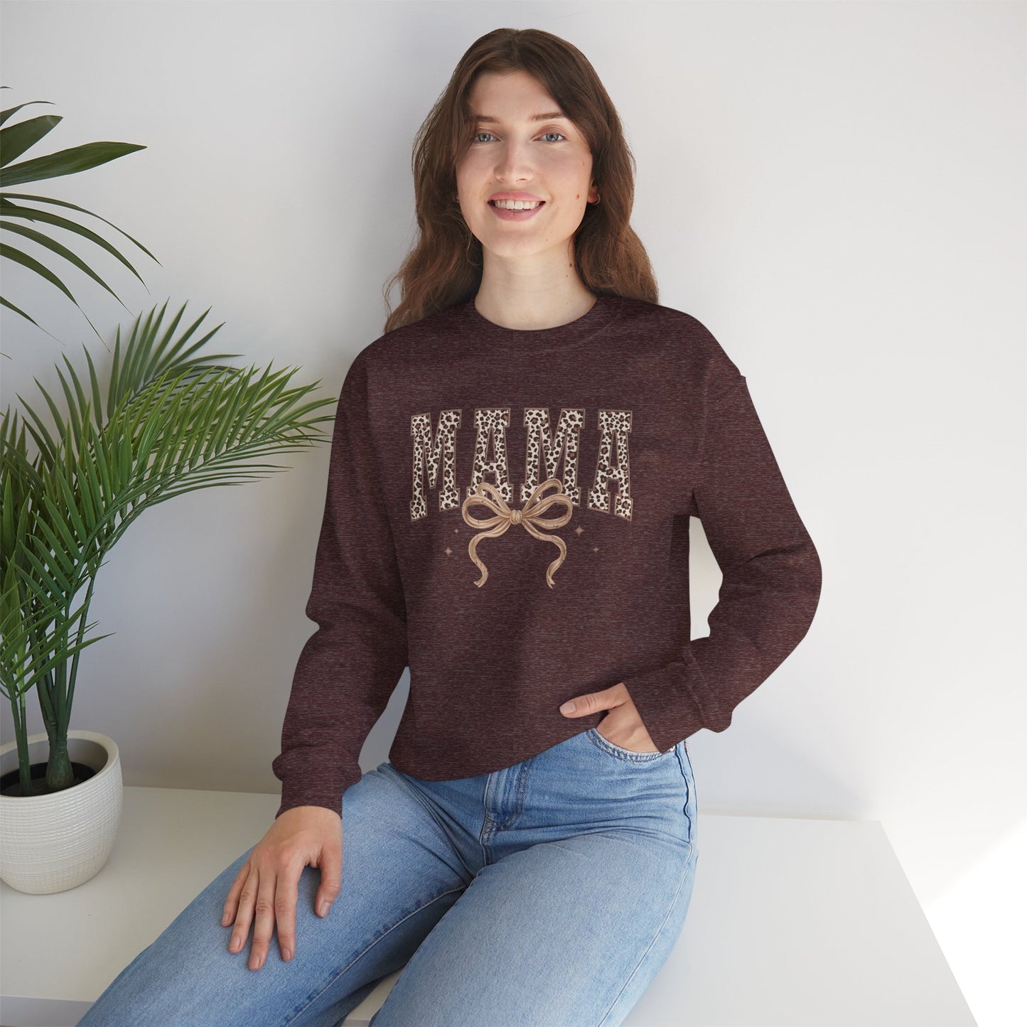 Mama Bow Crewneck Sweatshirt