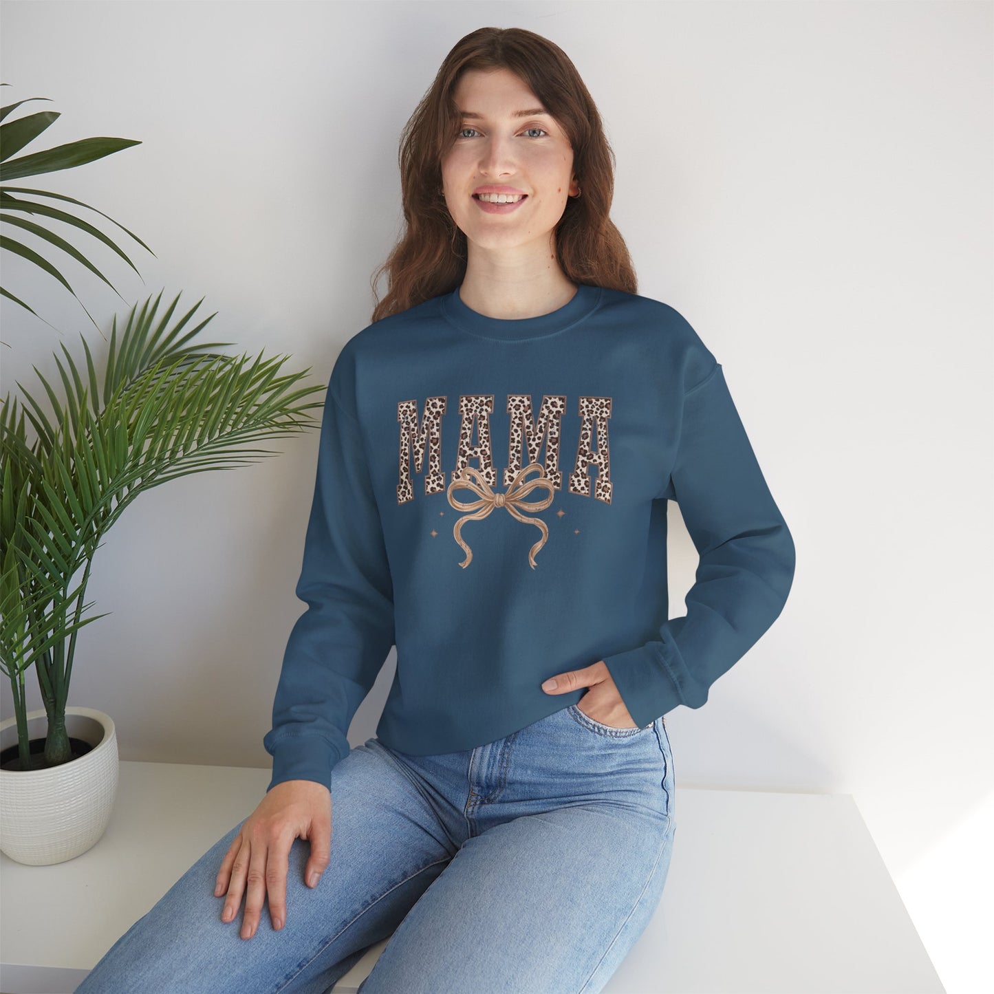 Mama Bow Crewneck Sweatshirt