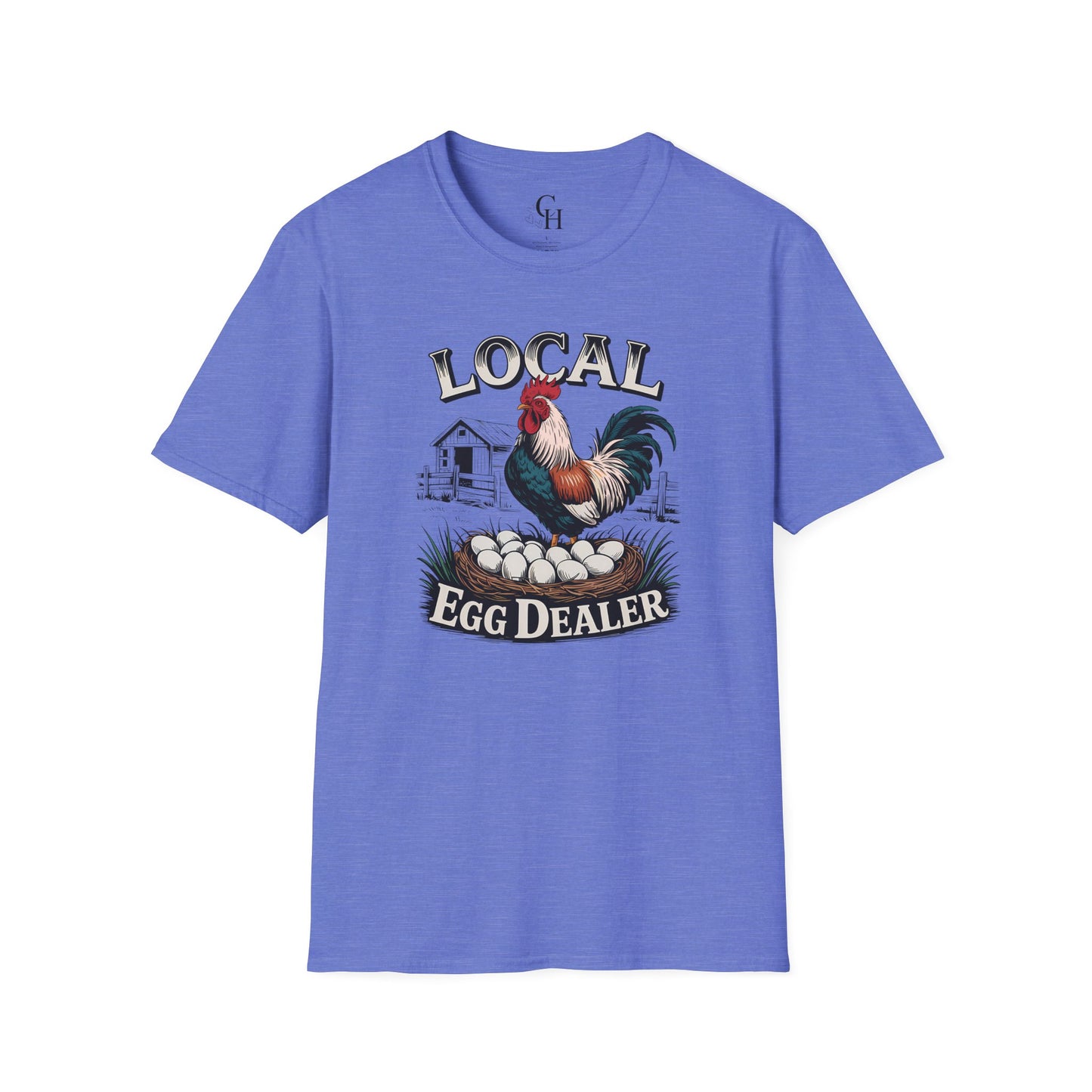 Local Egg Dealer T-Shirt – Funny Rooster Farm Tee