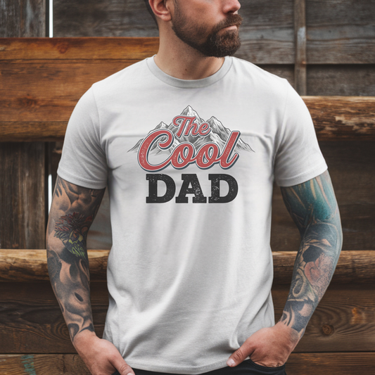 The Cool Dad T-Shirt — Vintage Mountain Dad Graphic Tee