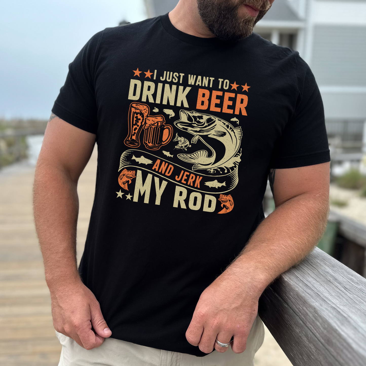 Beer & Bass Dad T-Shirt