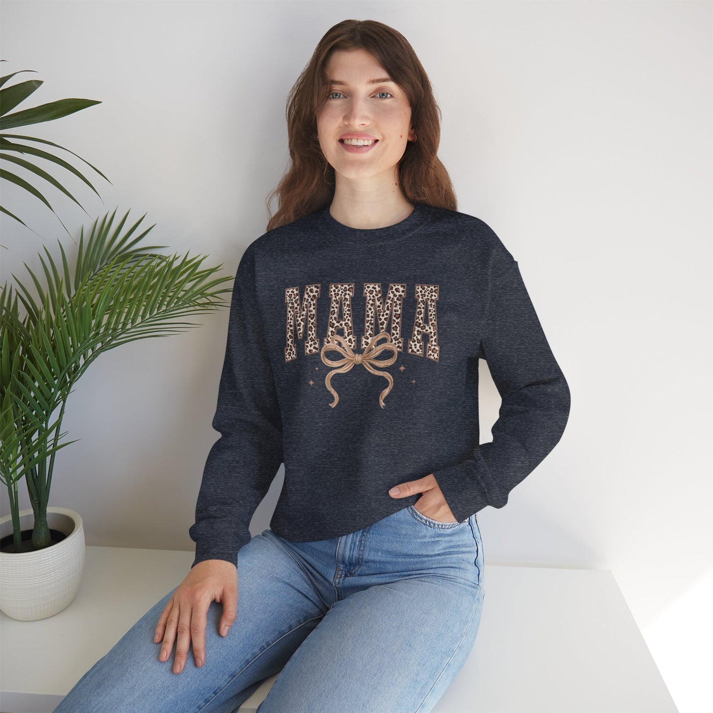 Mama Bow Crewneck Sweatshirt