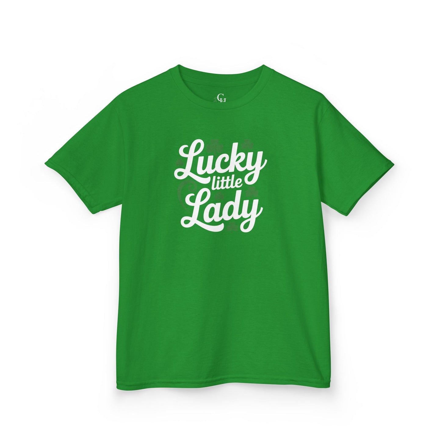 Lucky Little Lady Kids T-Shirt — St. Patrick’s Day Shamrock Tee