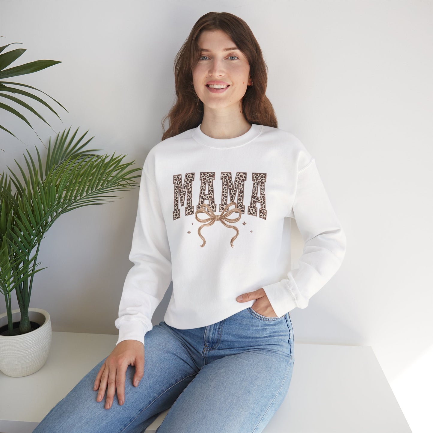 Mama Bow Crewneck Sweatshirt