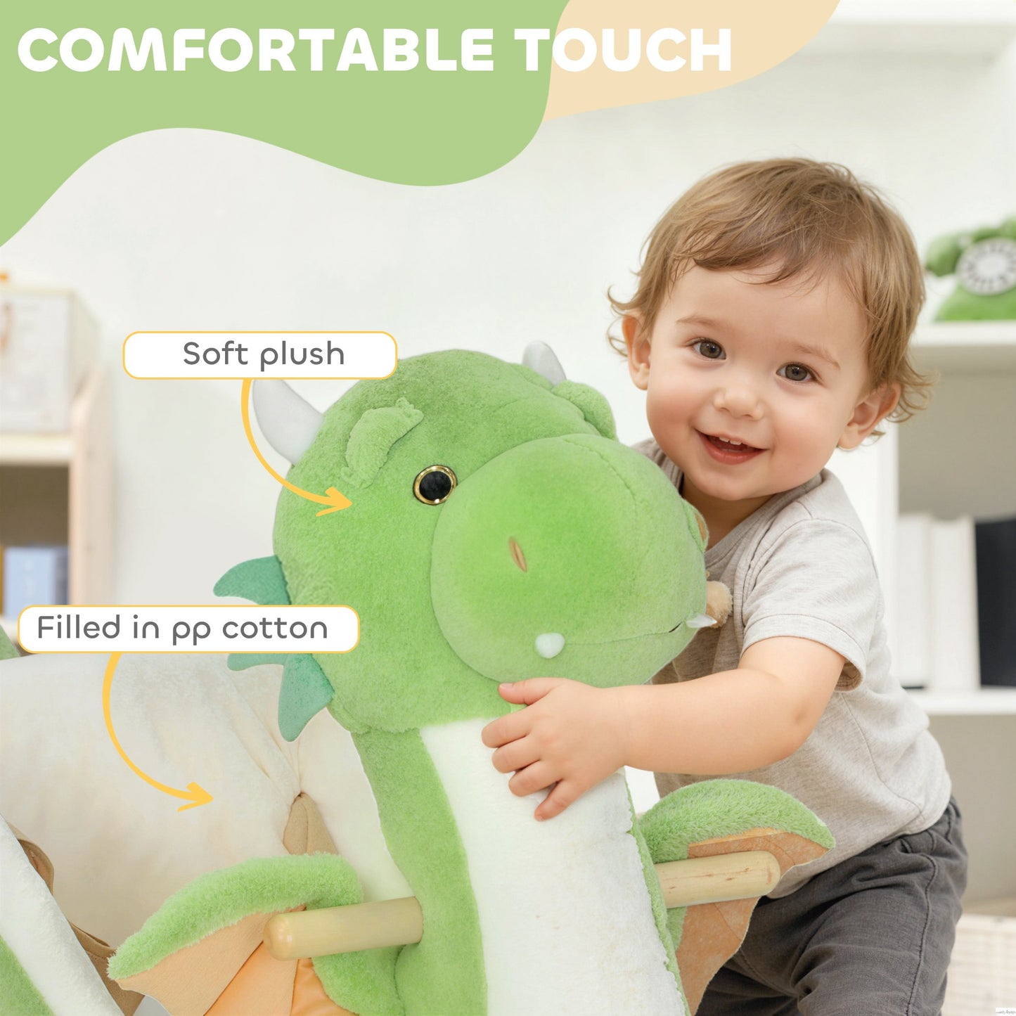 Ride On Dragon Toy with Realistic Dragon Roar