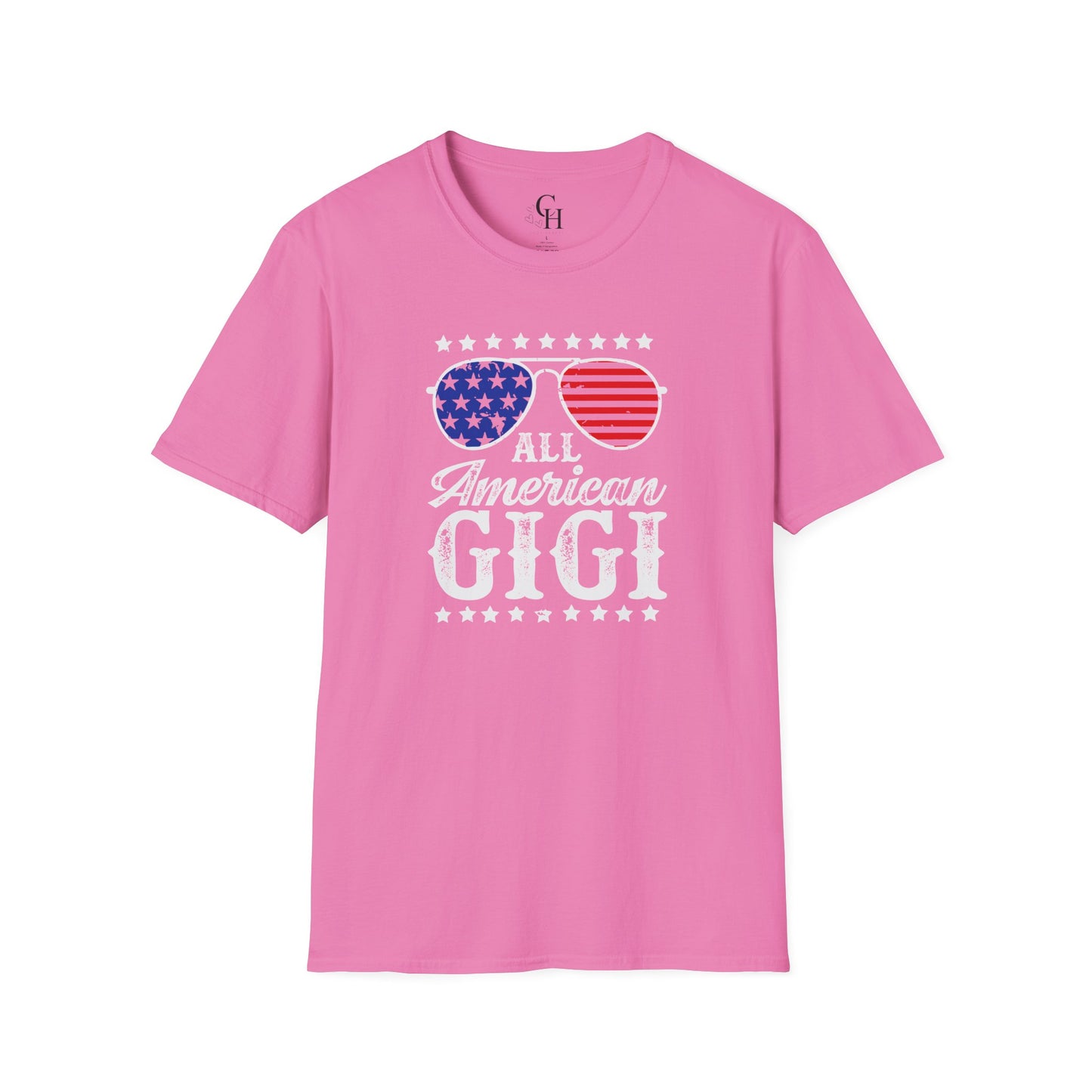 All American Gigi T-Shirt – Patriotic Grandma Tee