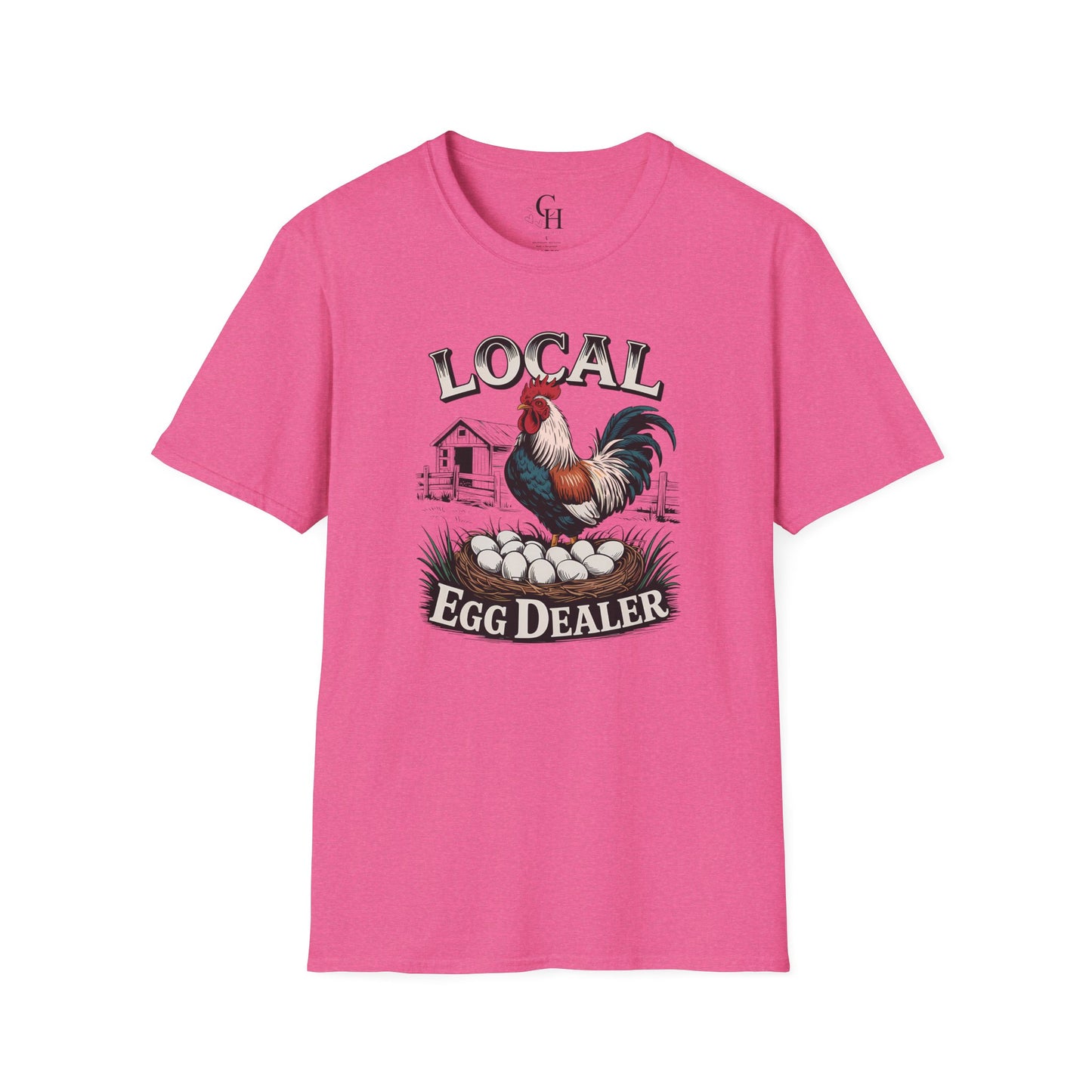 Local Egg Dealer T-Shirt – Funny Rooster Farm Tee