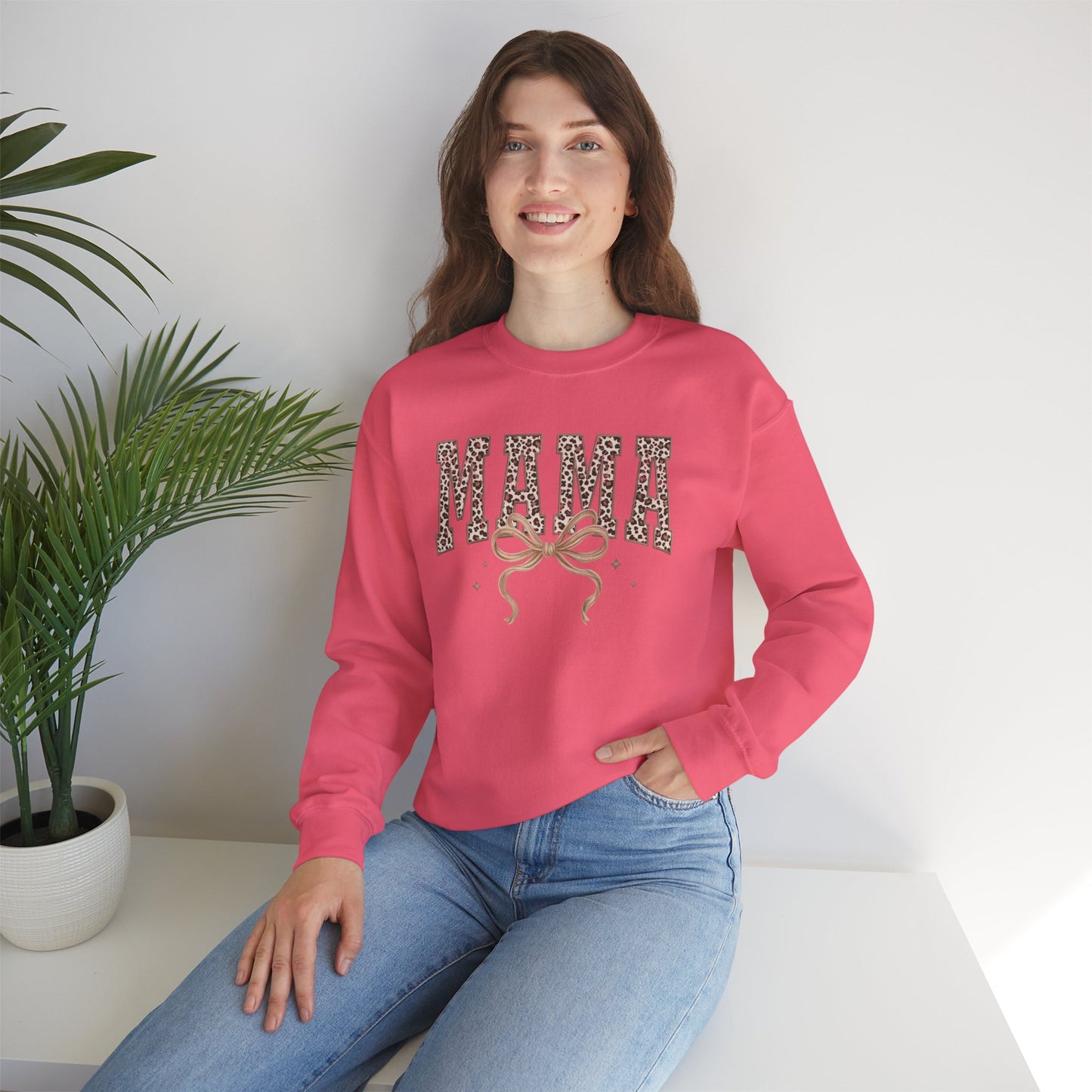 Mama Bow Crewneck Sweatshirt
