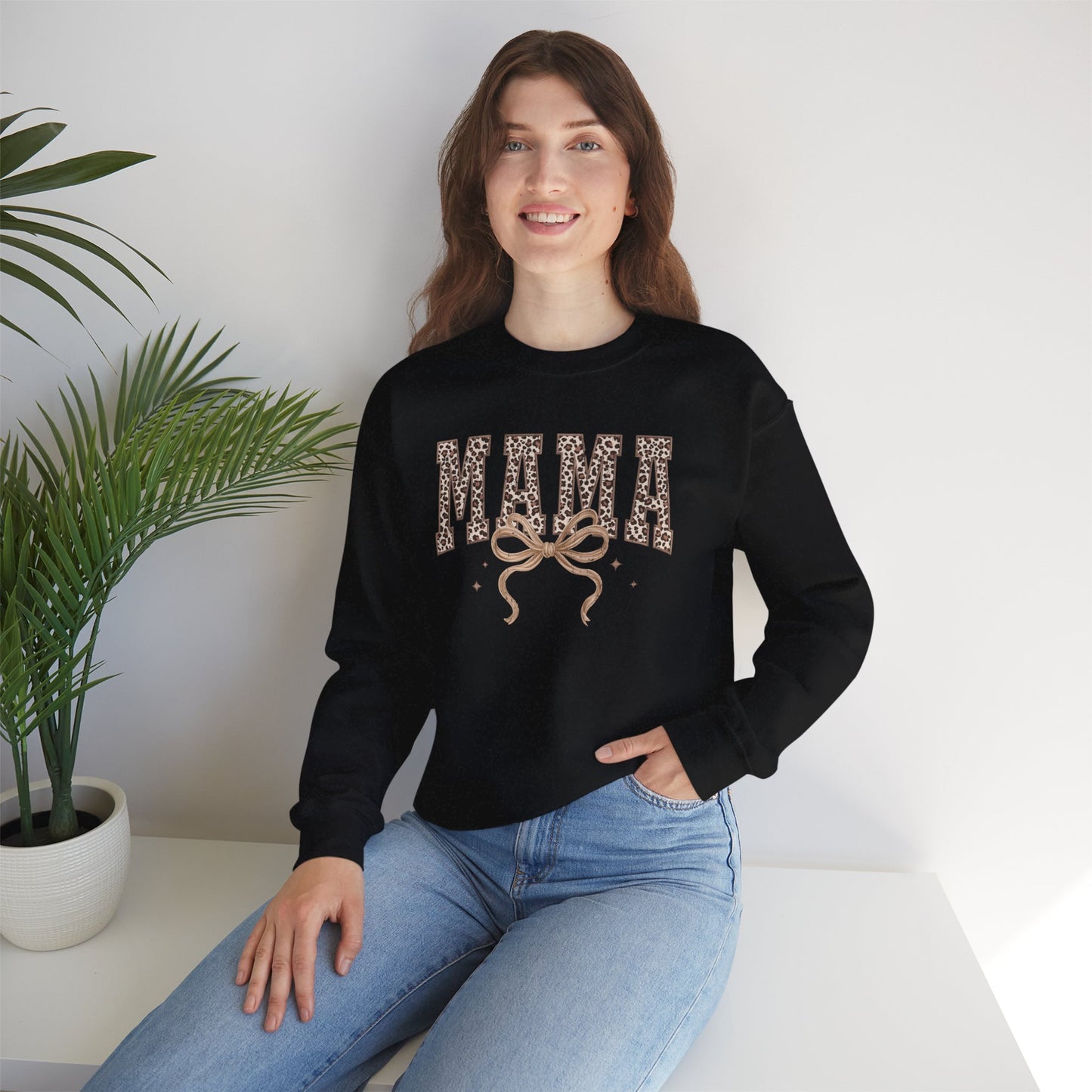 Mama Bow Crewneck Sweatshirt