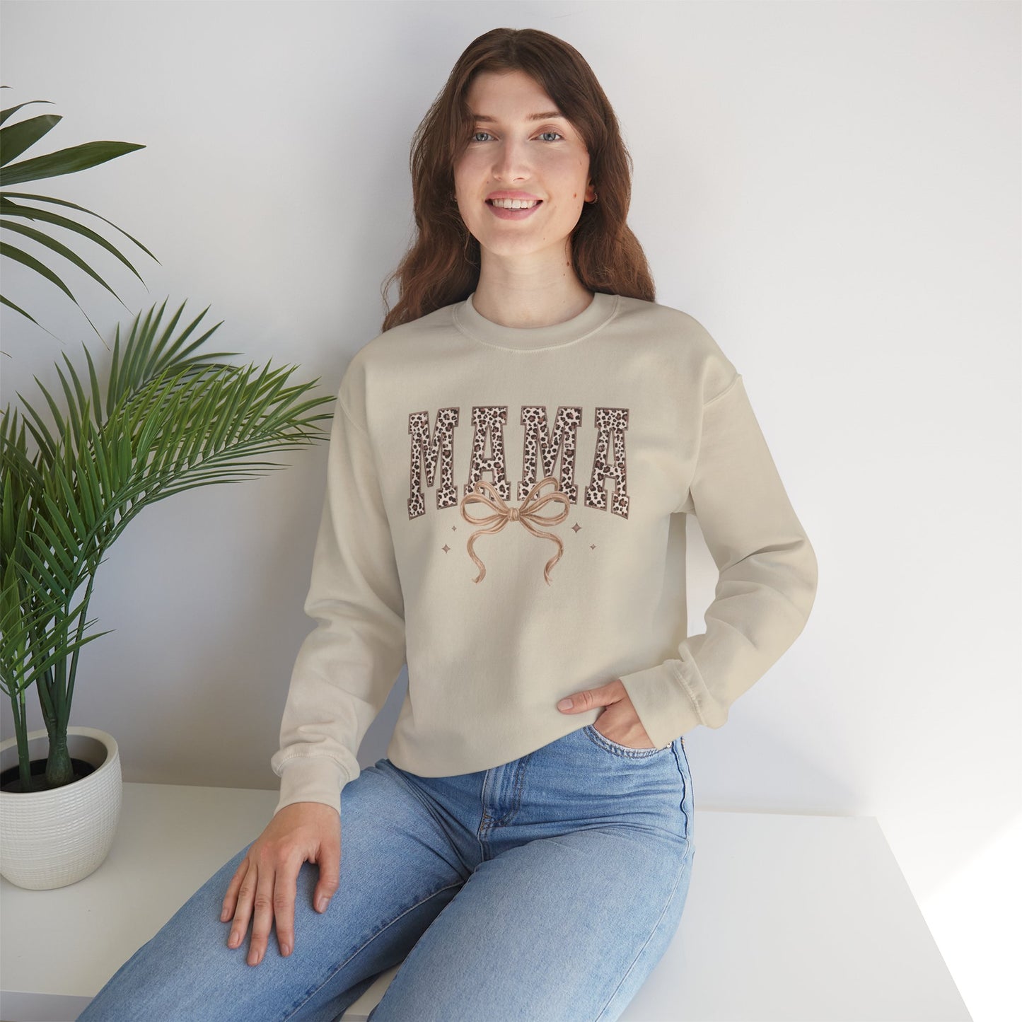 Mama Bow Crewneck Sweatshirt