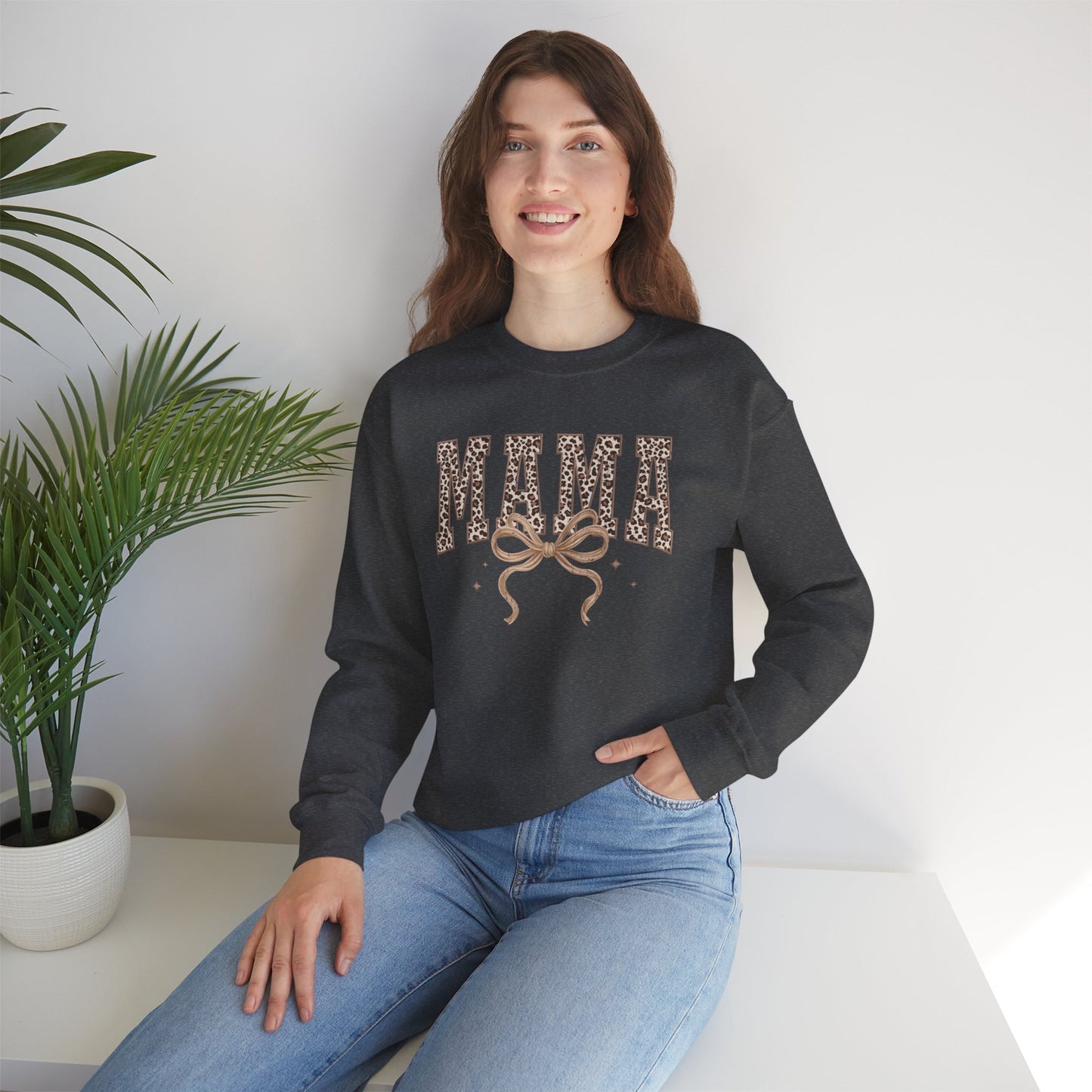 Mama Bow Crewneck Sweatshirt