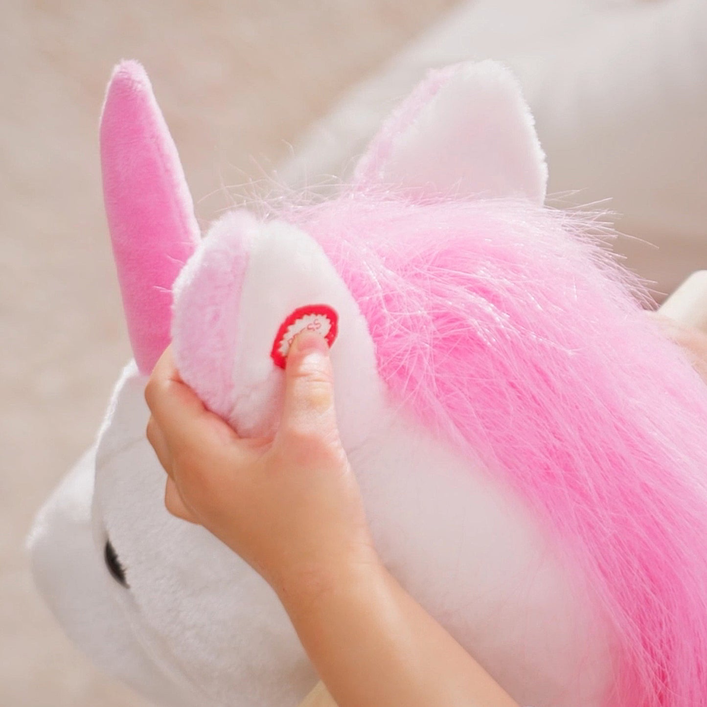 Unicorn Baby Rocking Horse Toy for Kids with Lullaby Song