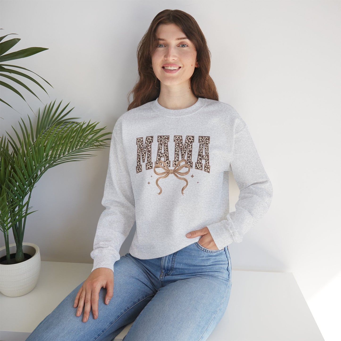 Mama Bow Crewneck Sweatshirt