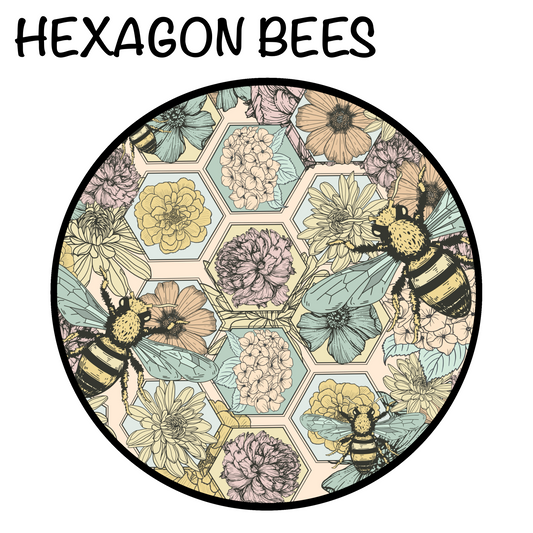 Hexagon Bees PREORDER
