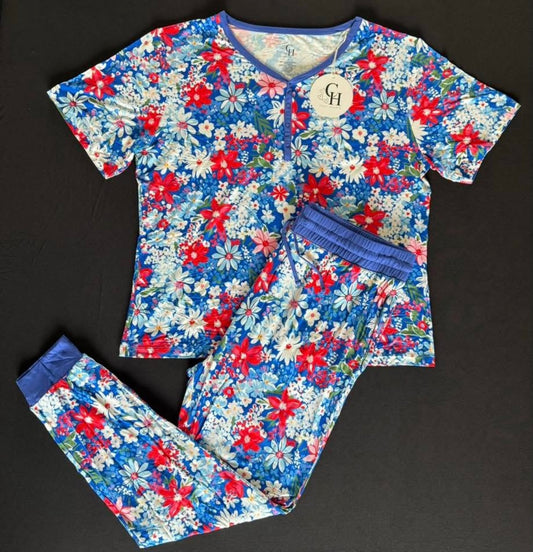 Women’s RWB Floral 2Pc Set