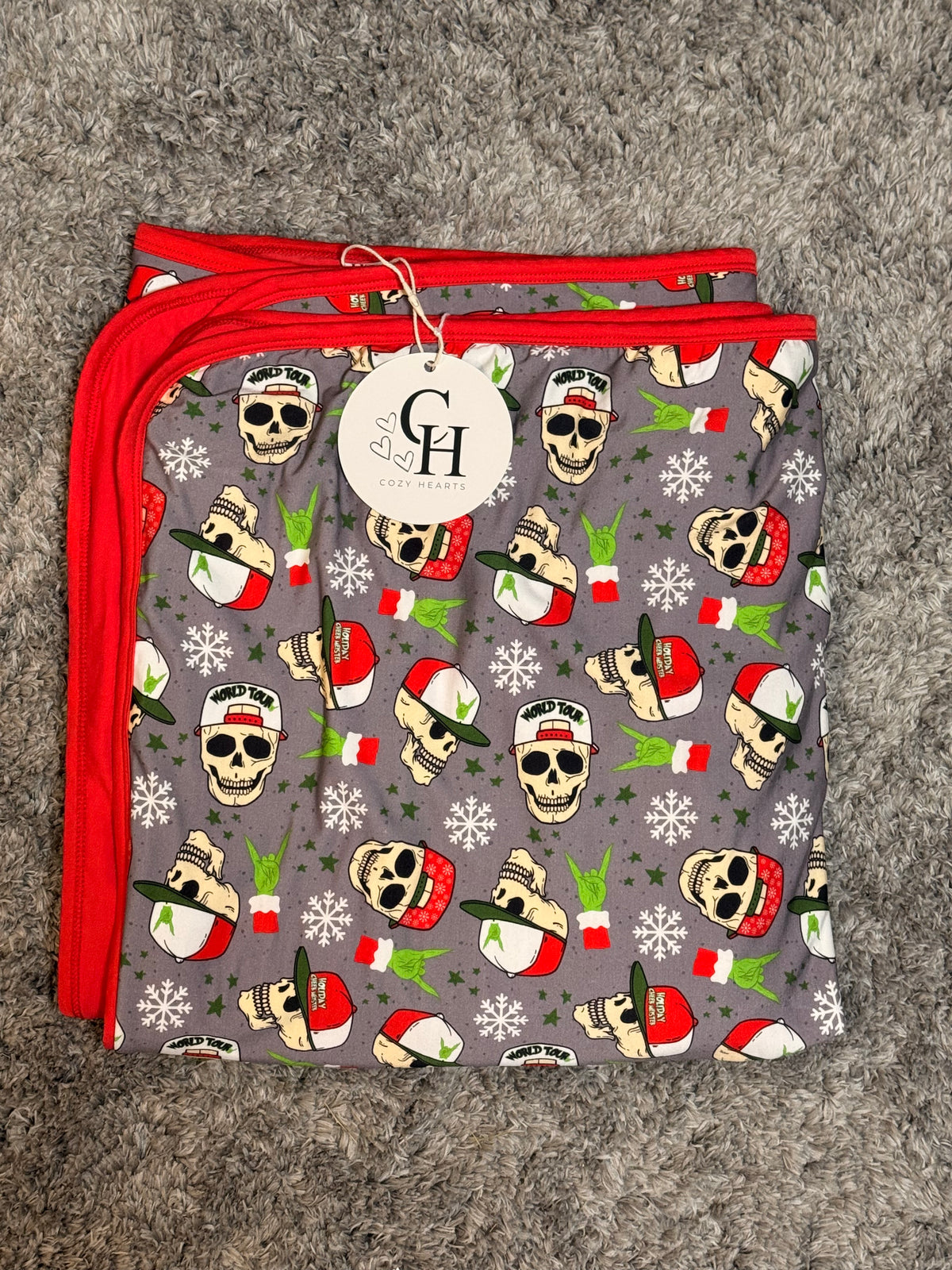 50x50 Merry Skulls Blanket
